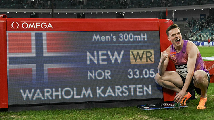 Warholm sets world best in 300m hurdles in Oslo Diamond League