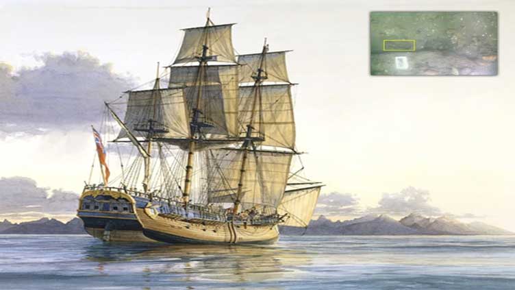 UK's missing ship found after sinking 250 years ago