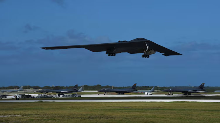 B-2 bombers moving to Guam amid Middle East tensions, US officials say