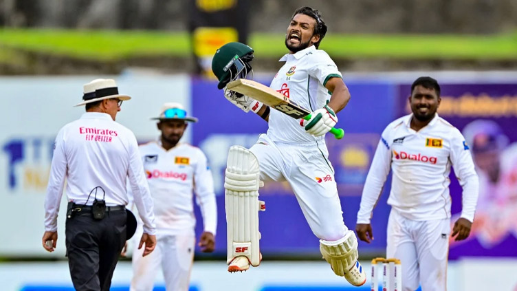 Shanto hits twin tons as Bangladesh draw first test against Sri Lanka