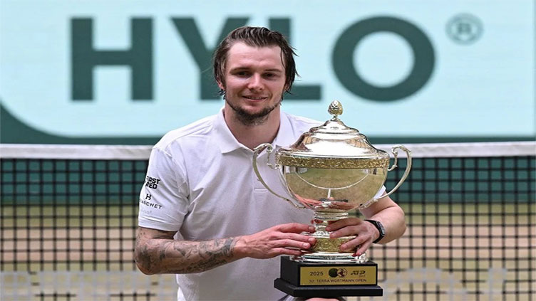 Bublik sees off Medvedev to claim second title on grass in Halle