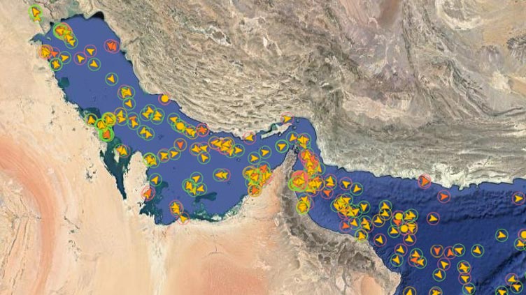 Tankers U-turn, zig-zag, pause around Strait of Hormuz
