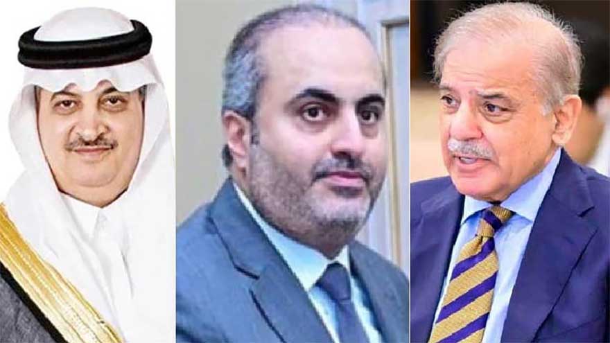 PM Shehbaz phones Qatari, Saudi envoys, stresses de-escalation 