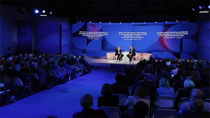 NATO leaders gather for historic summit with unity on the line