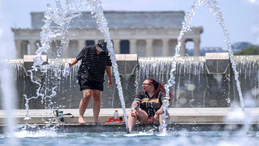 US cities face record high temperatures on worst day of heat wave