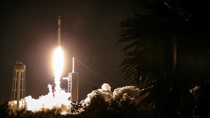 Astronauts from India, Poland, Hungary launched on first space station mission