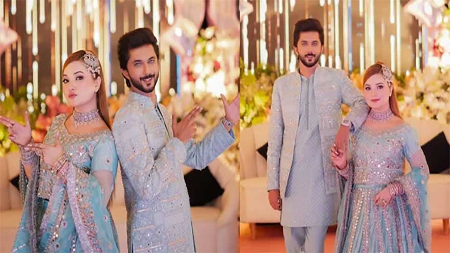 Rabeeca Khan, Hussain Tareen begin wedding festivities with Mehndi, Qawwali night