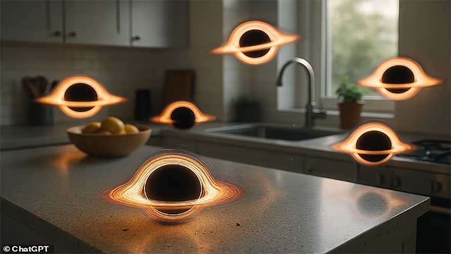 Mini black holes could be hiding in your home, scientists warn