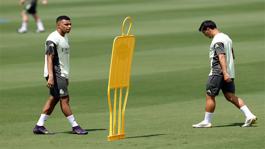 Mbappe returns to Real Madrid training at Club World Cup