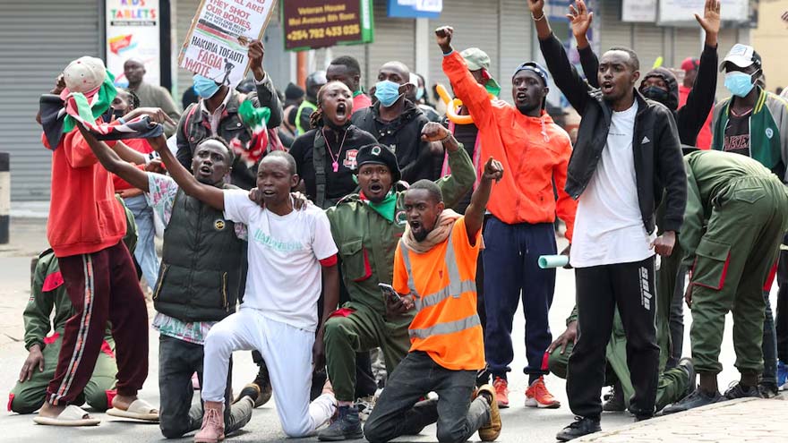 Sixteen deaths recorded in Kenya protests, most killed by police, Amnesty Kenya says