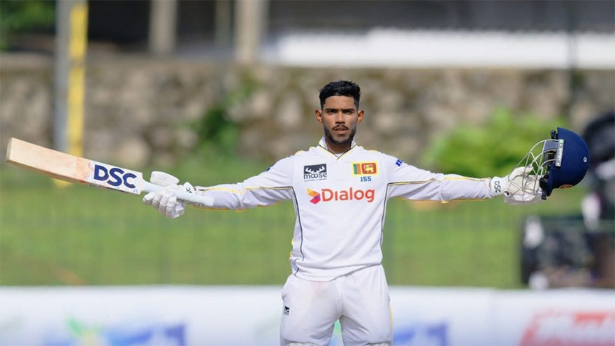 Nissanka ton puts Sri Lanka on top in second Bangladesh Test