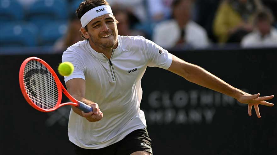 Fritz wins twice in one day to step up Eastbourne title defence