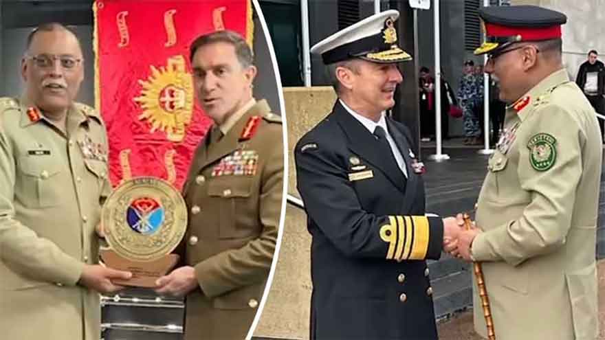CJCSC Gen Sahir Shamshad visits Australia to strengthen defence ties