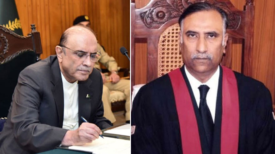 President notifies Justice Sarfraz Dogar as senior most IHC judge