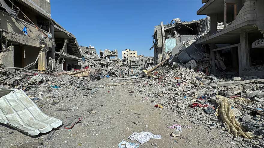 Israel orders evacuations in northern Gaza as Trump calls for war to end