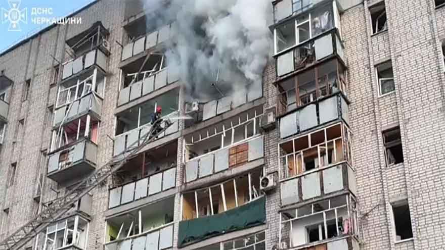 Russia launches the biggest aerial attack since the start of the war, Ukraine says