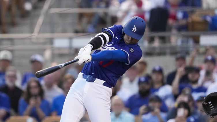 Dodgers star Shohei Ohtani hits HR in 1st spring at-bat following offseason shoulder surgery