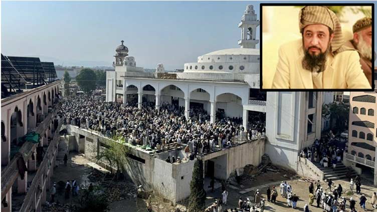 Nowshera blast: Maulana Hamidul Haq laid to rest amid tight security