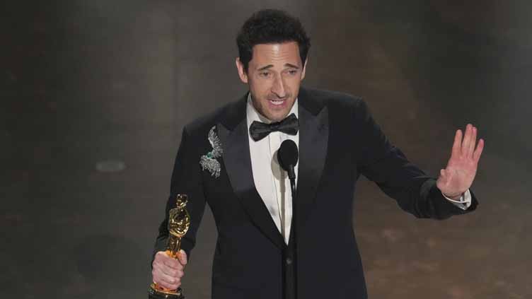 Adrien Brody wins best actor for 'The Brutalist,' taking home his second career Oscar