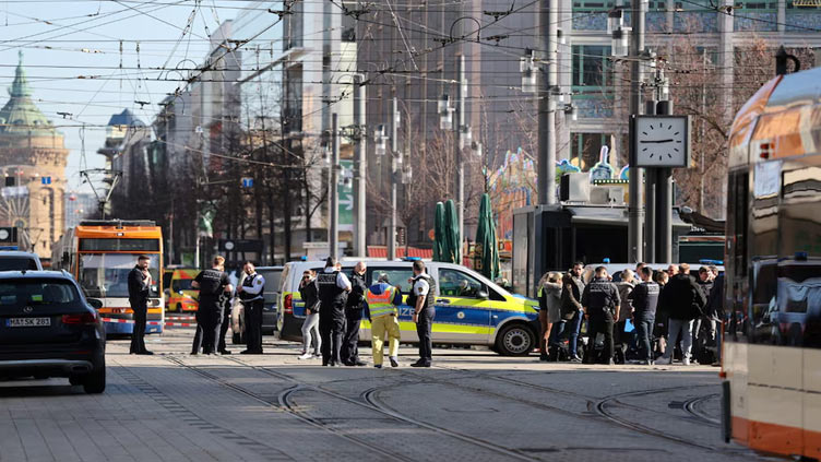 Car drives into crowd in German city of Mannheim killing at least one