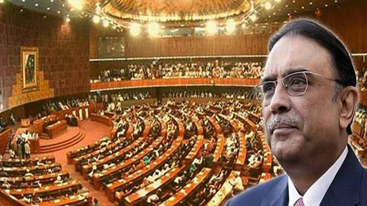 President Zardari to address parliament joint session today