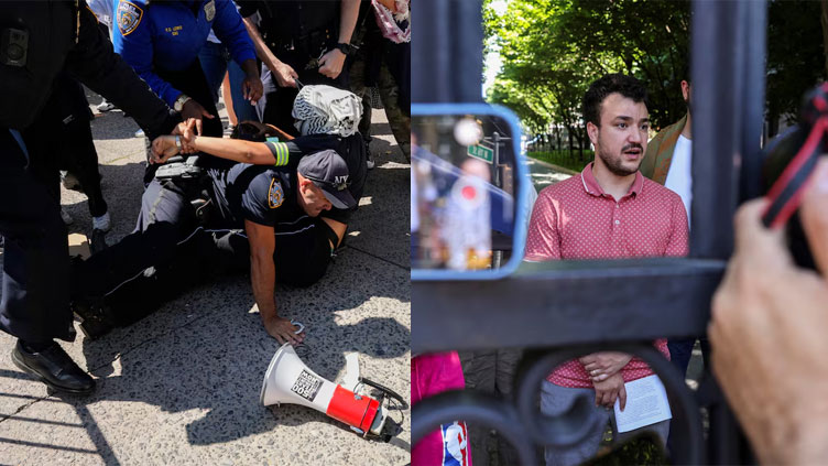 US immigration agents arrest Palestinian student protester at Columbia University in Trump crackdown