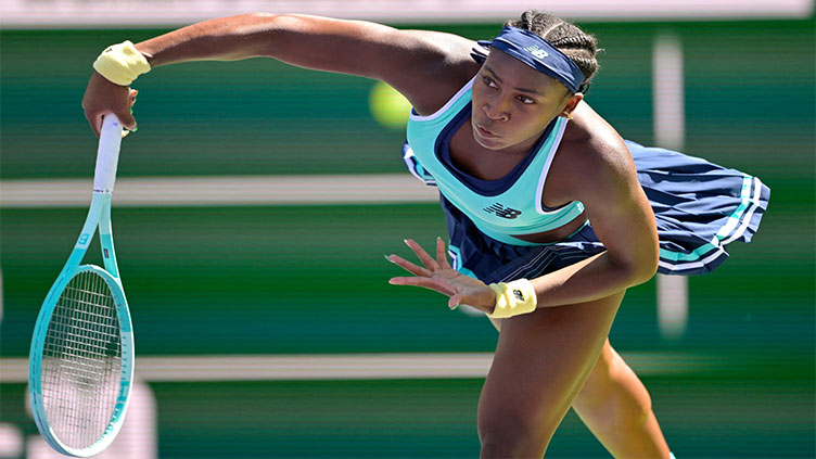 Resilient Gauff shakes off nerves against Sakkari to advance at Indian Wells