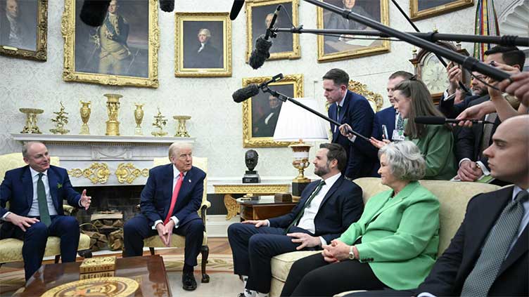 Trump blasts Ireland on trade during traditional visit