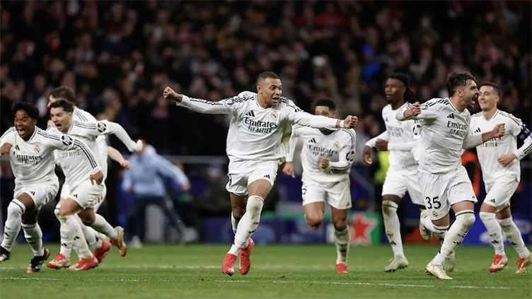 Real Madrid edge Atletico on penalties to reach Champions League quarters