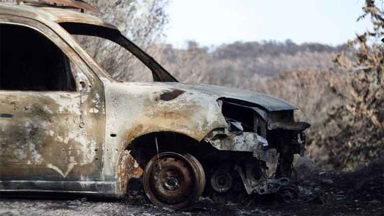 Two killed as car catches fire after accident in Gwadar