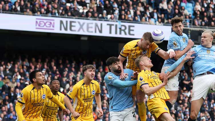 Man City held to 2-2 home draw by Brighton