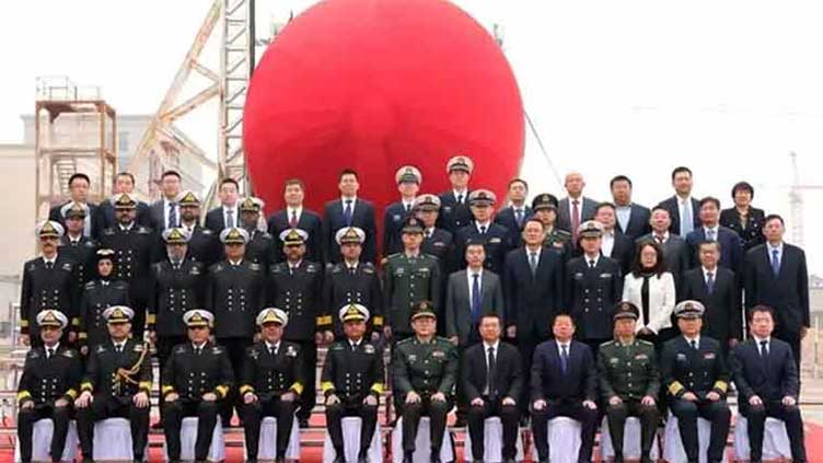 Pakistan Navy launches second Hangor-class submarine in China