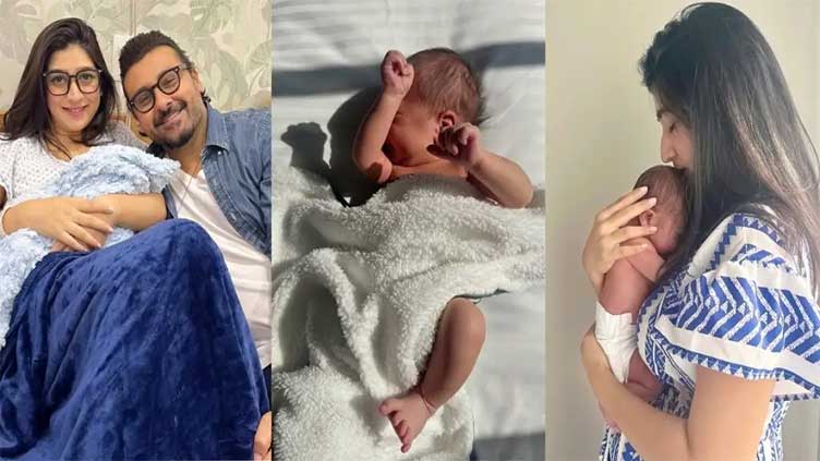 Mariyam Nafees, husband welcome baby boy