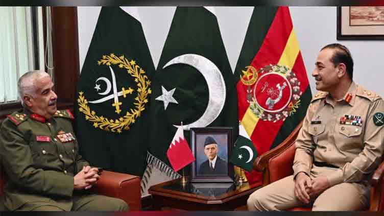 Bahrain National Guard commander calls on COAS Asim Munir