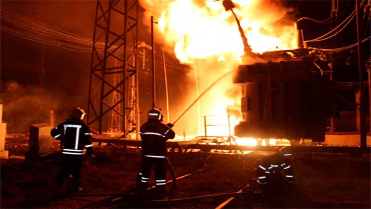 Blast shakes burning Russian oil depot, authorities say