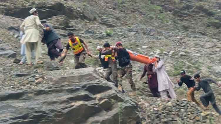 Eight of family die as car falls into gorge in Lower Kohistan