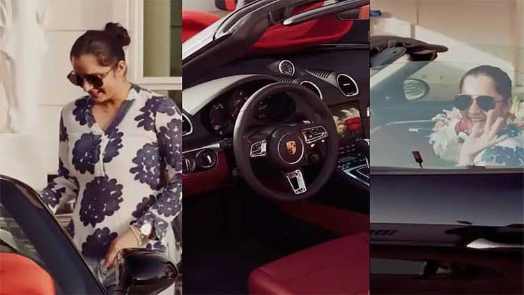 Drive worth celebrating: Sania Mirza boasts new car