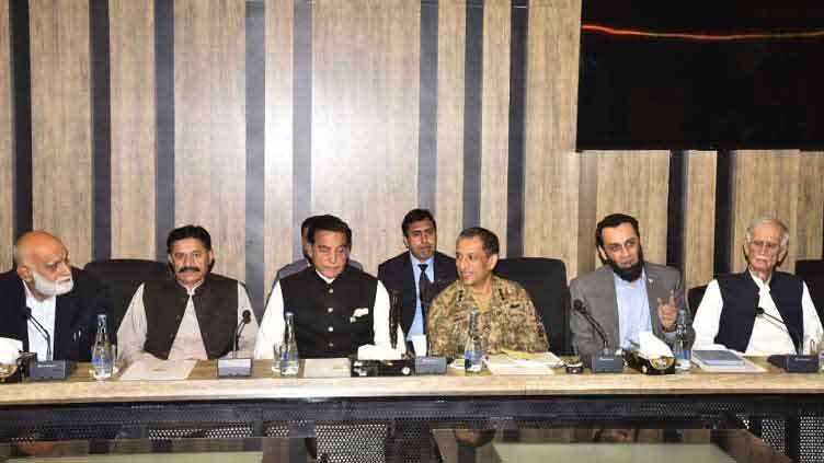 ISPR DG, Tarar brief political parties on national security 