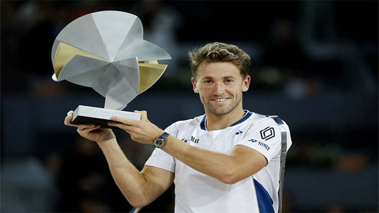 'Lucky number seven' for Ruud after beating Draper to clinch Madrid Open