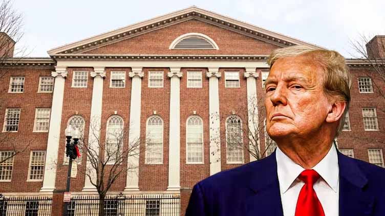 Trump administration freezes future grants to Harvard