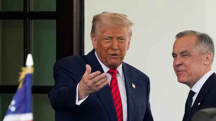 Carney meets Trump, stresses Canada will never be for sale