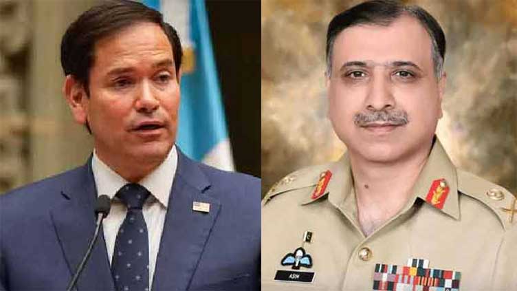Lt Gen Asim Malik, Marco Rubio discuss regional tensions