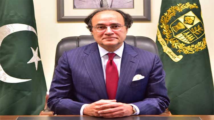 Finance Minister Aurangzeb reaches London on three-day visit