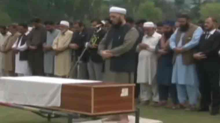 بھارت کے بزدلانہ حملے کے شہداء کی نماز جنازہ ادا