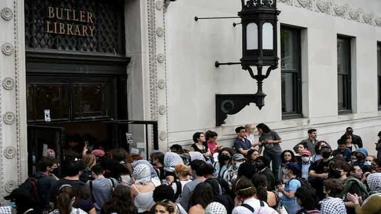 Dunya News Columbia University suspends more than 65 students over pro-Palestine demonstration in library