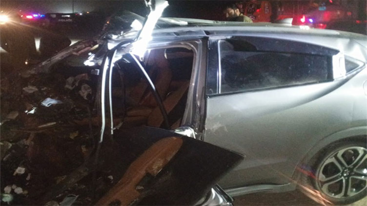 Man, son among three killed in Karachi accident