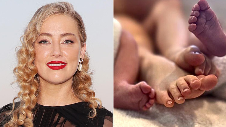 Amber Heard reveals names of twin babies in Mother's Day post