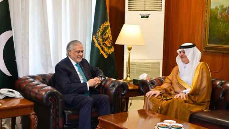 Dar, Saudi envoy reaffirm commitment to further strengthen bilateral ties