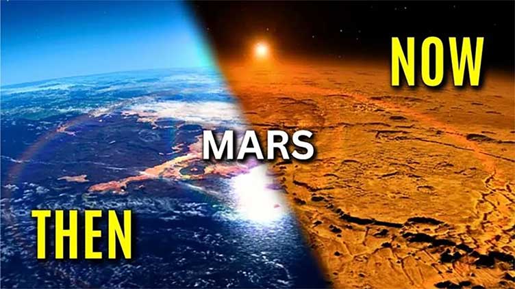 Image shows Mars 4 billion years ago revealing ocean world