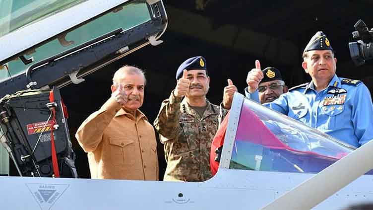 PM Shehbaz hails PAF heroes for downing 6 Indian jets